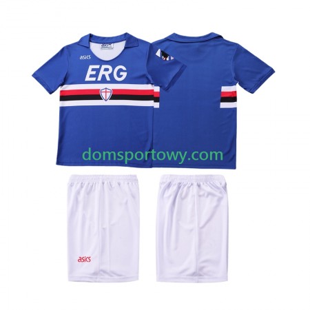 Koszulka Sampdoria 1991 Retro Dziecięcy Domowe Koszulki Piłkarskie 1990 Krótki Rękaw